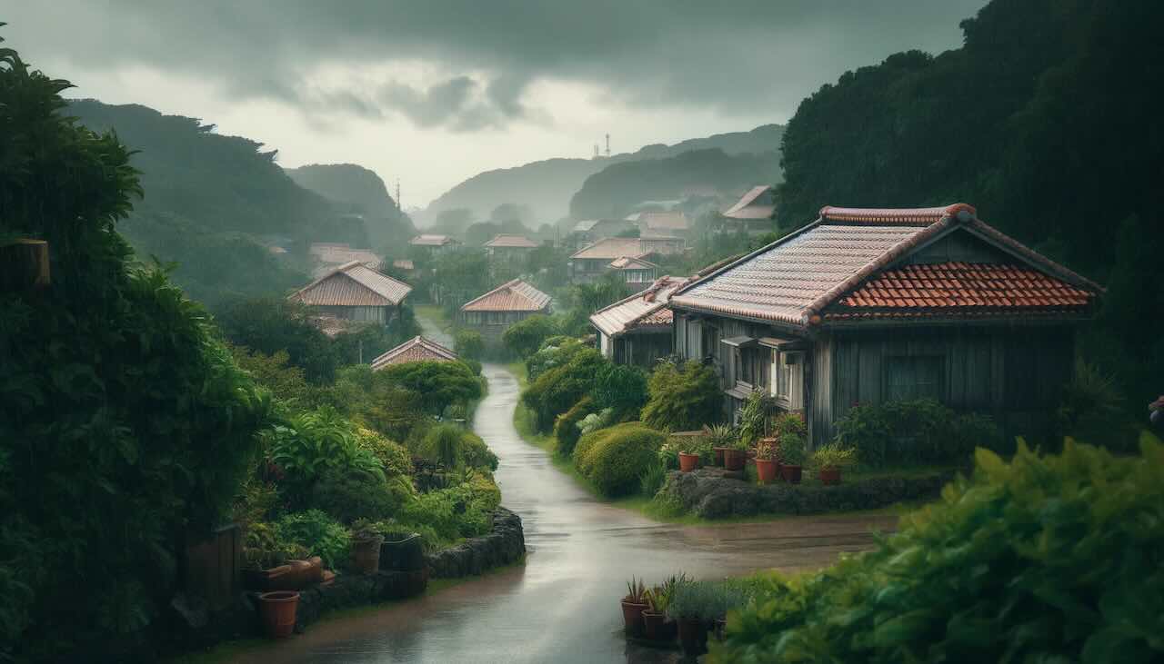 Okinawa's rainy season